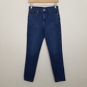 Express High Rise Skinny 4-Way Hyper Stretch Jeans Blue Size‎ M 6/8/10